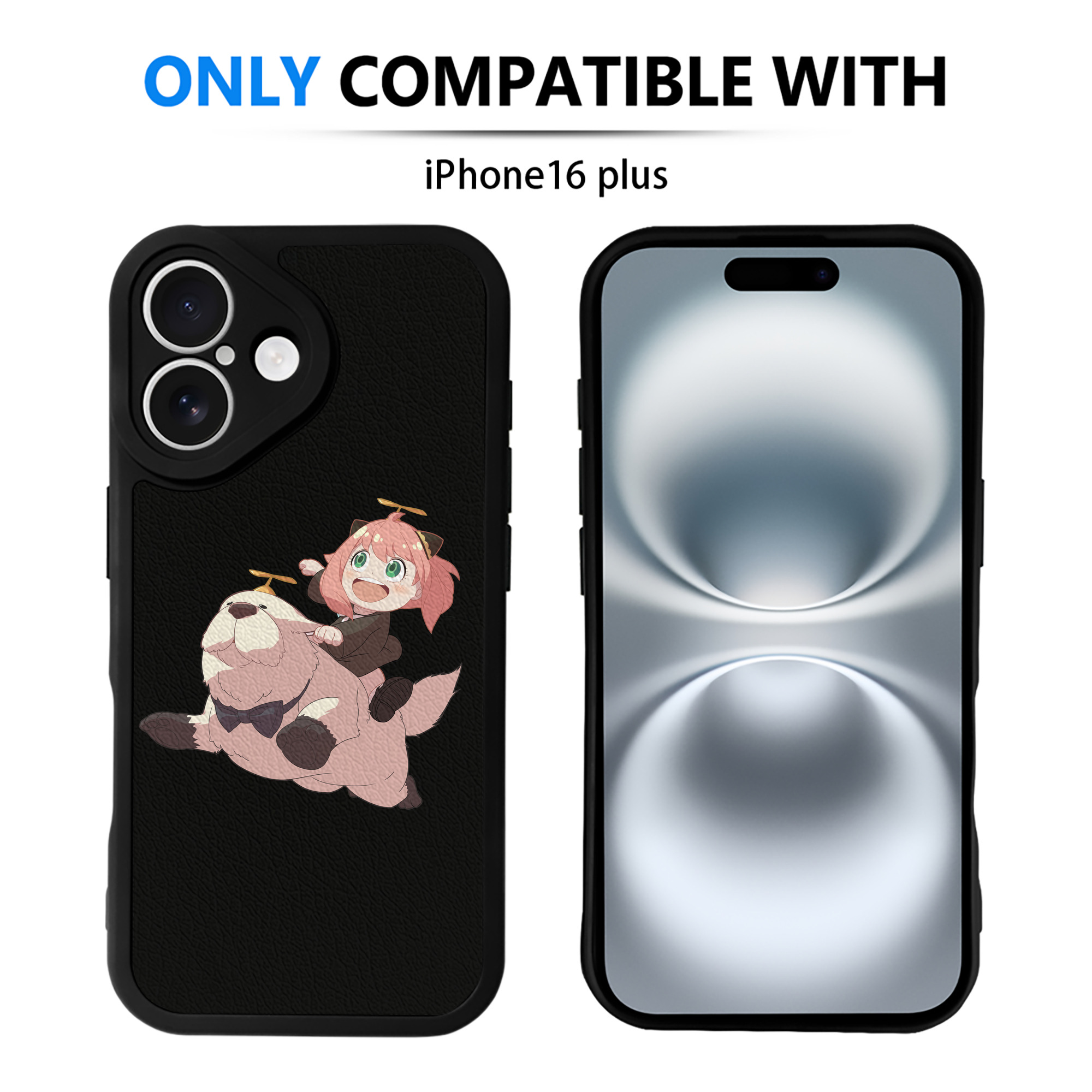 （画像用） SPY×FAMILY间谍家家酒 【iPhone 16シリーズ対応】シリコンスマホケース（レザー調） 材質：シリコン